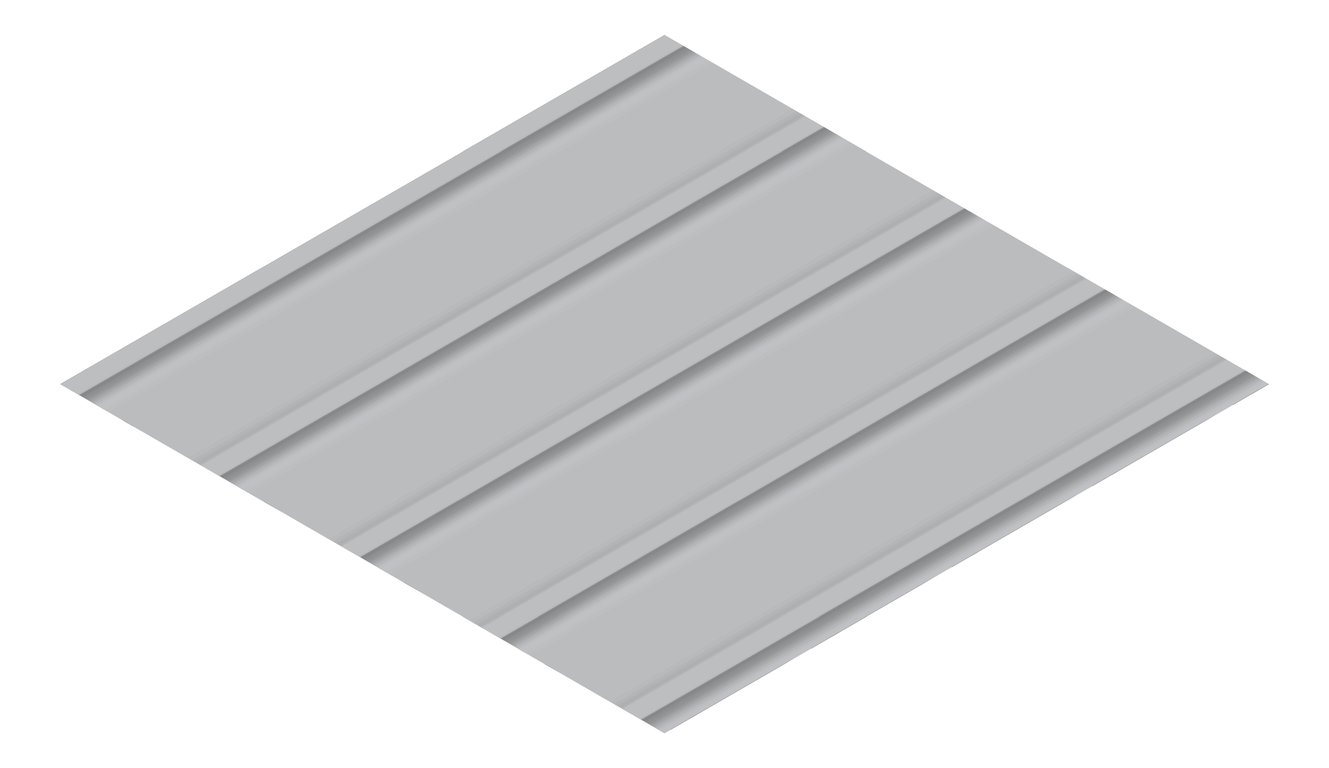 3D Presentation Image of Metal SheetCladding Fielders Finesse Cadence465 Bluegum