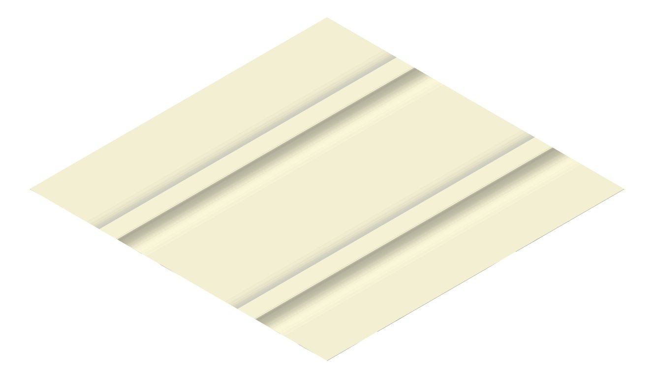3D Presentation Image of Metal SheetCladding Fielders Finesse Cadence465 EveningHaze