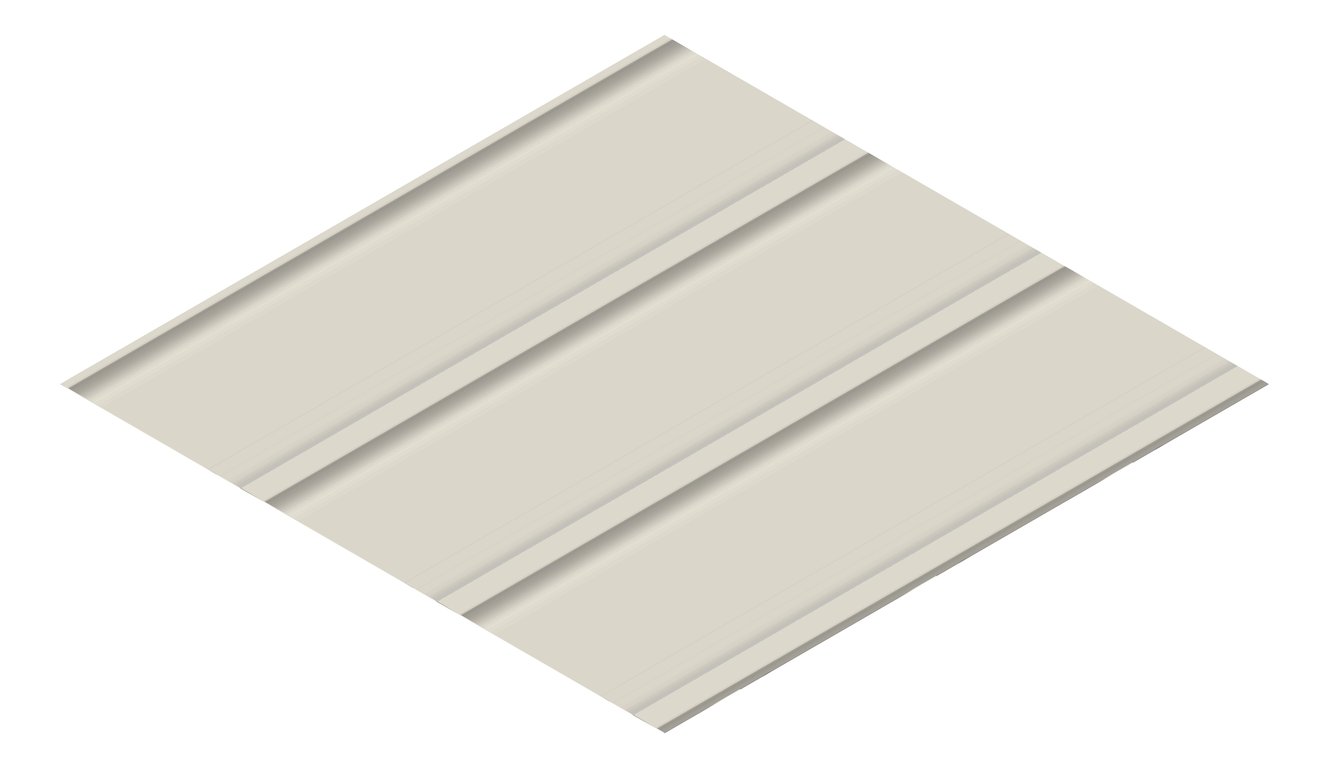 3D Presentation Image of Metal SheetCladding Fielders Finesse Grandeur325 DuneMatt