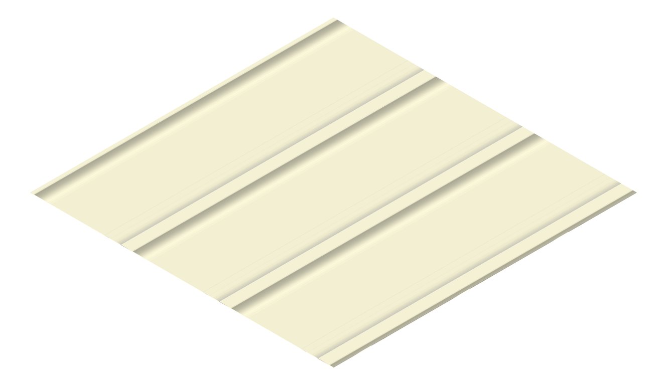 3D Presentation Image of Metal SheetCladding Fielders Finesse Grandeur325 EveningHaze