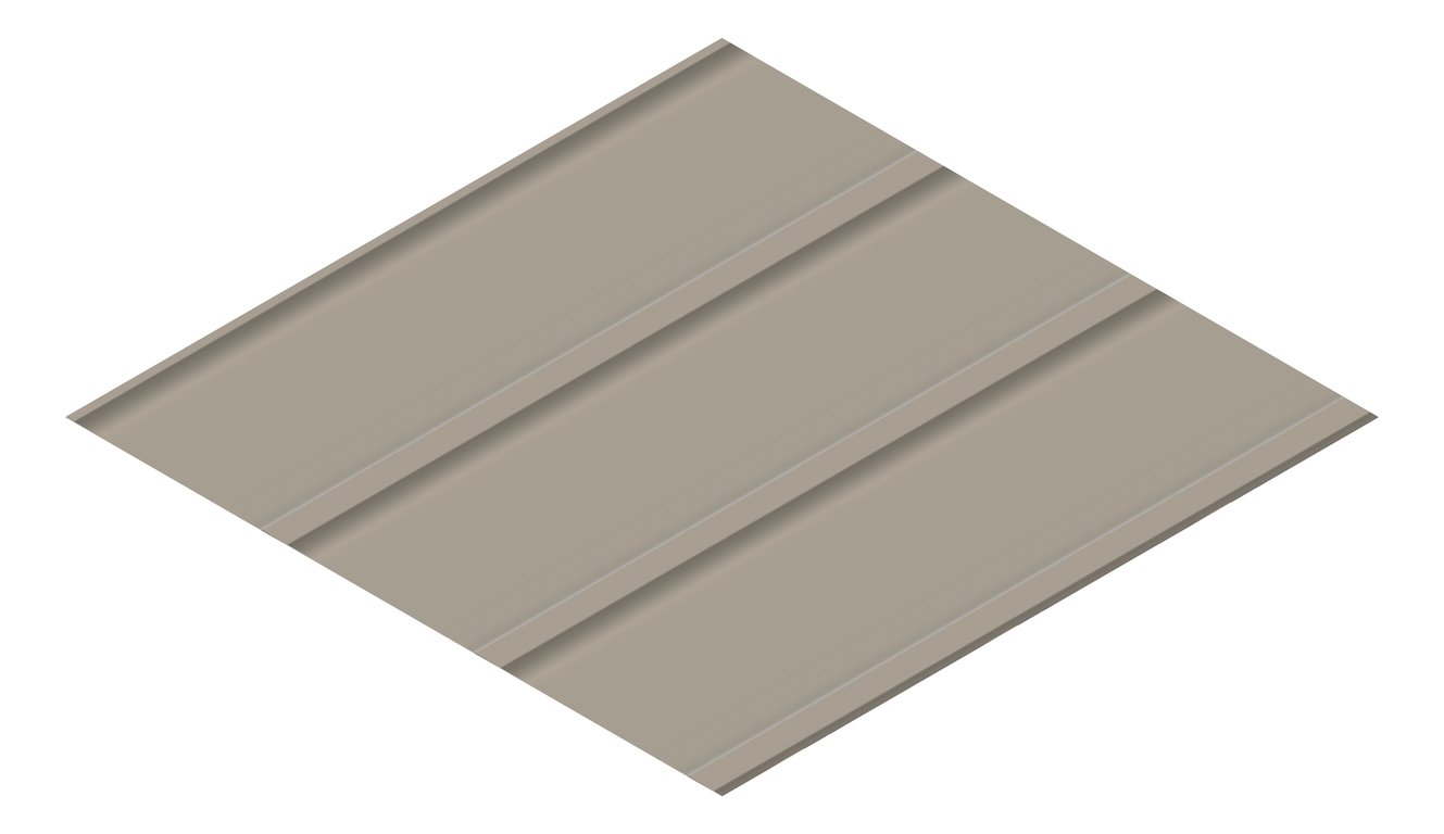 3D Presentation Image of Metal SheetCladding Fielders Finesse Grandeur325 Gully