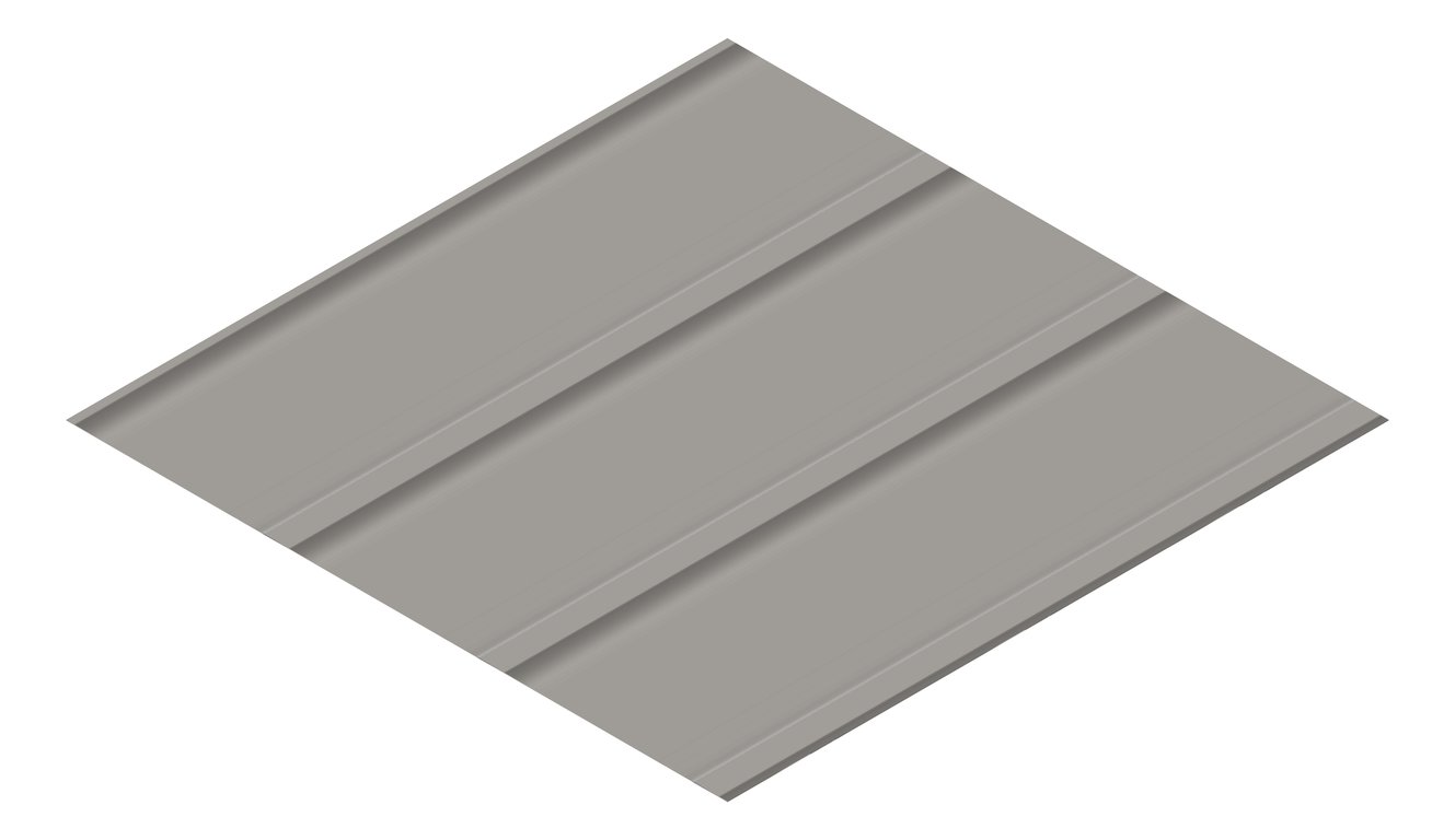 3D Presentation Image of Metal SheetCladding Fielders Finesse Grandeur325 Wallaby