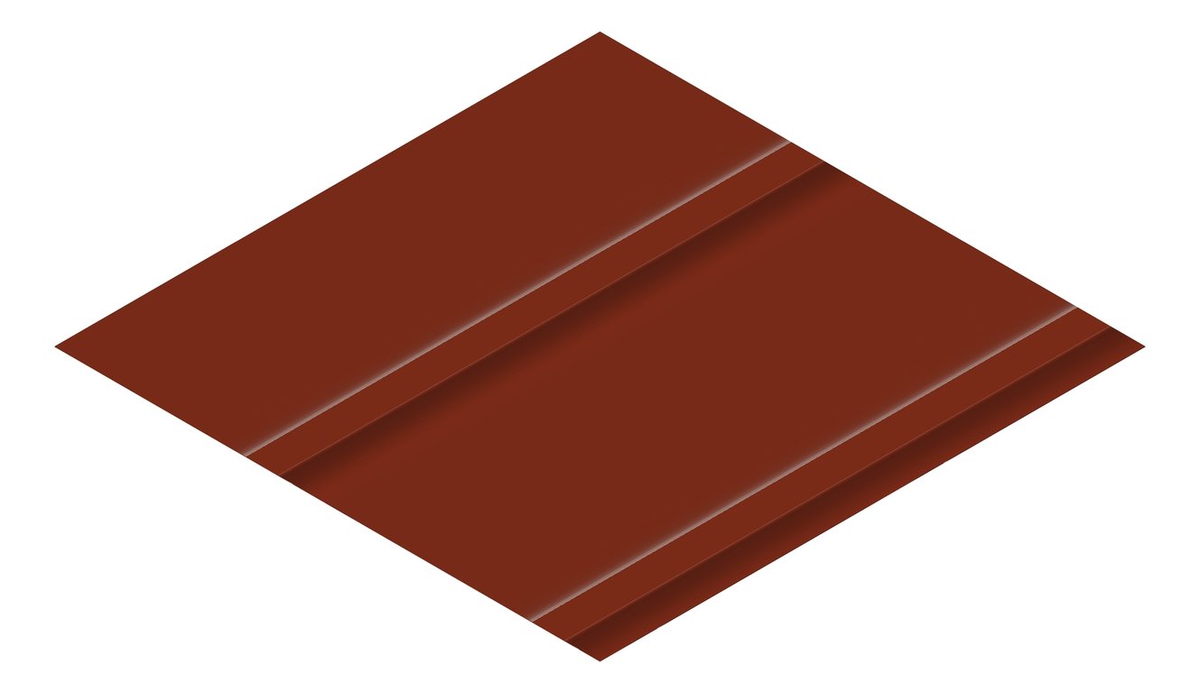 3D Presentation Image of Metal SheetCladding Fielders Finesse Grandeur525 ManorRed