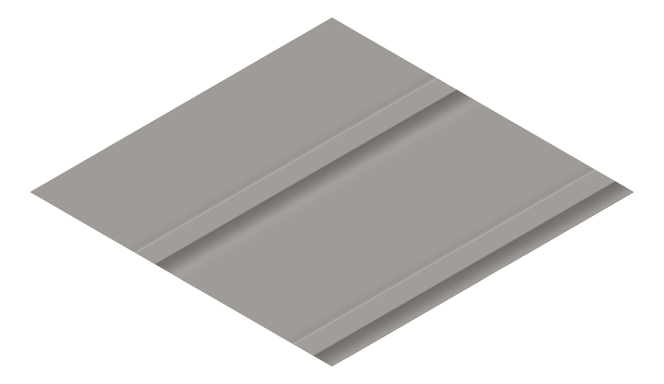 3D Presentation Image of Metal SheetCladding Fielders Finesse Grandeur525 Wallaby