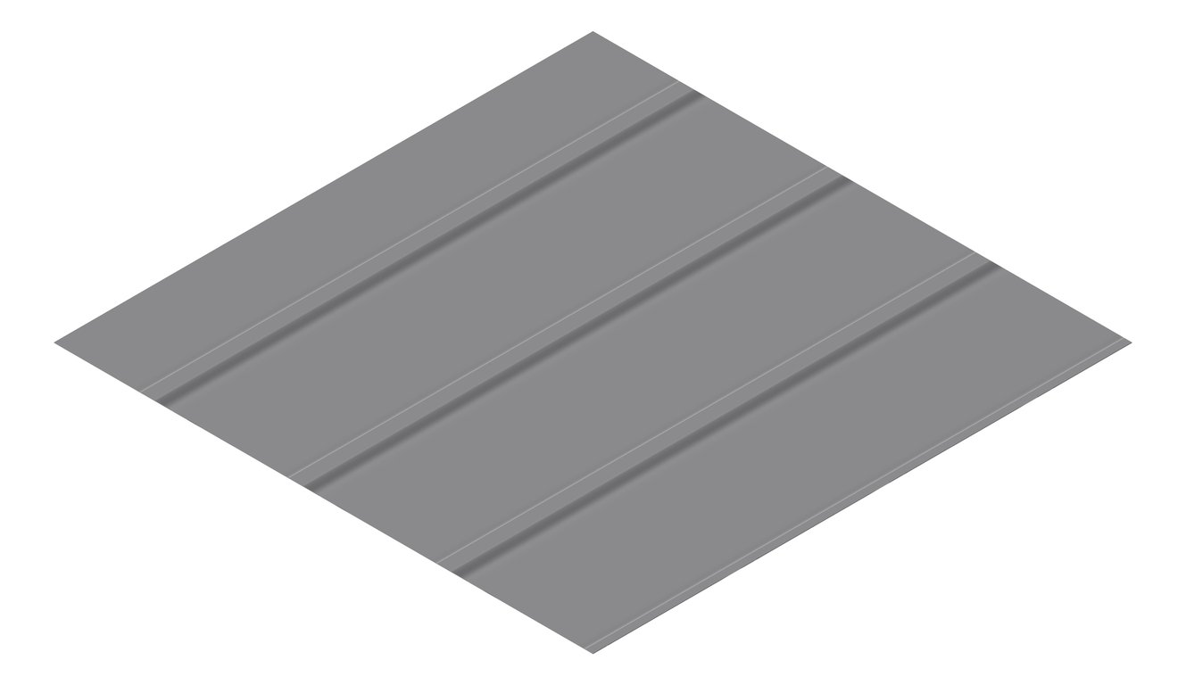 3D Presentation Image of Metal SheetCladding Fielders Finesse NeoRoman275 BasaltMatt
