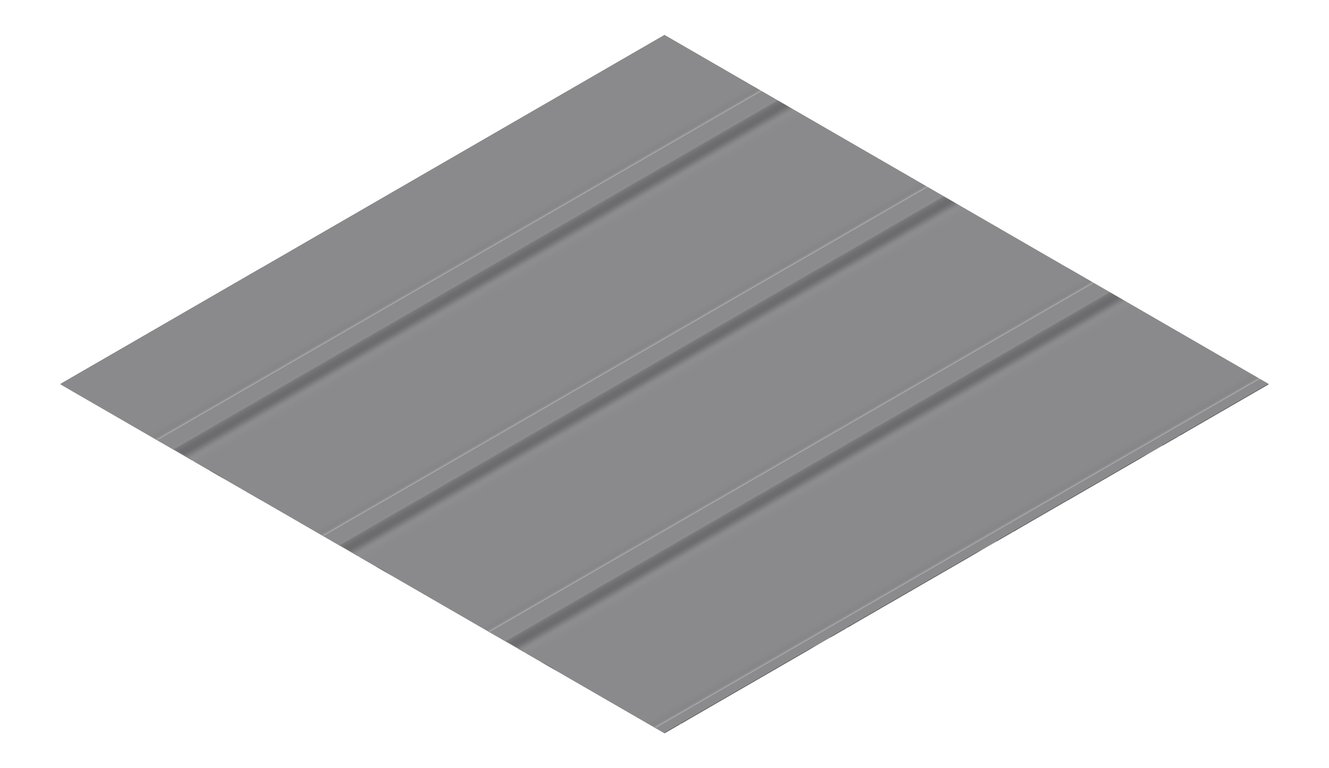 3D Presentation Image of Metal SheetCladding Fielders Finesse NeoRoman275 Basalt