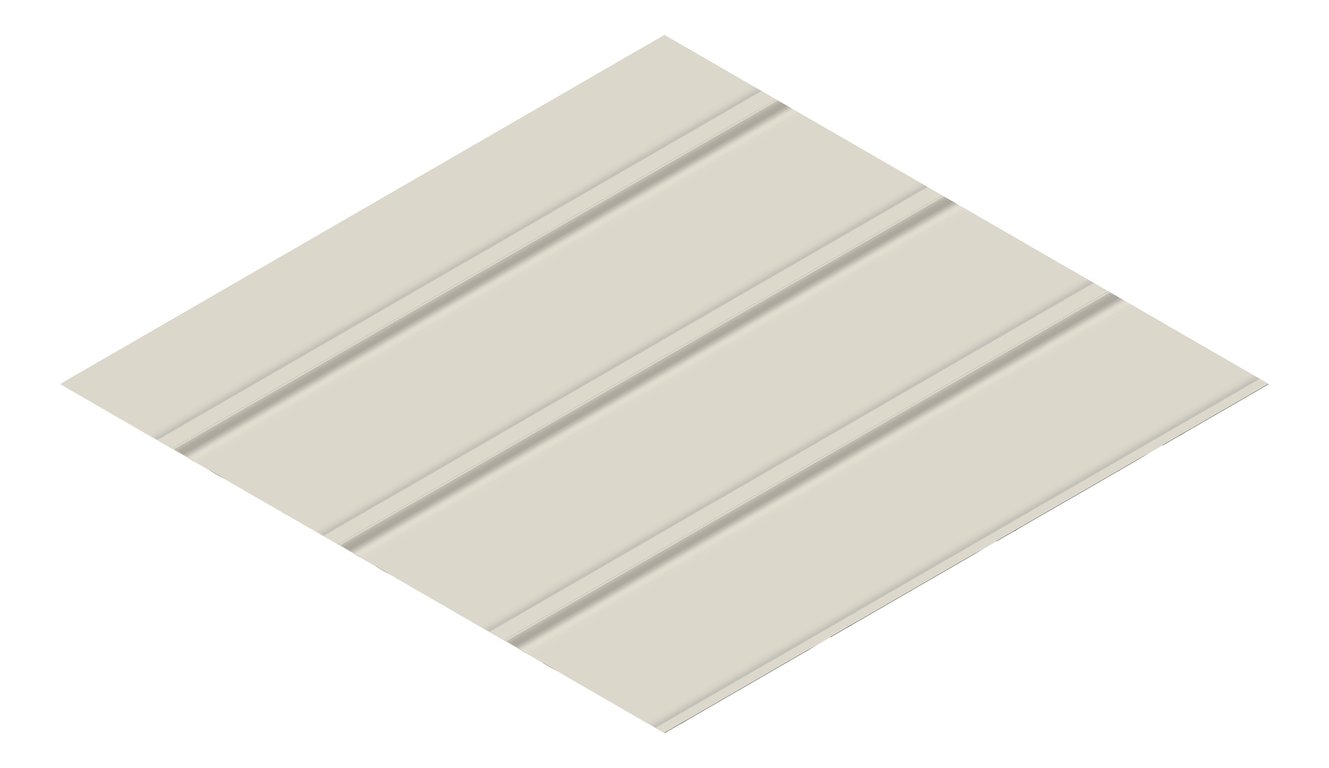 3D Presentation Image of Metal SheetCladding Fielders Finesse NeoRoman275 Dune