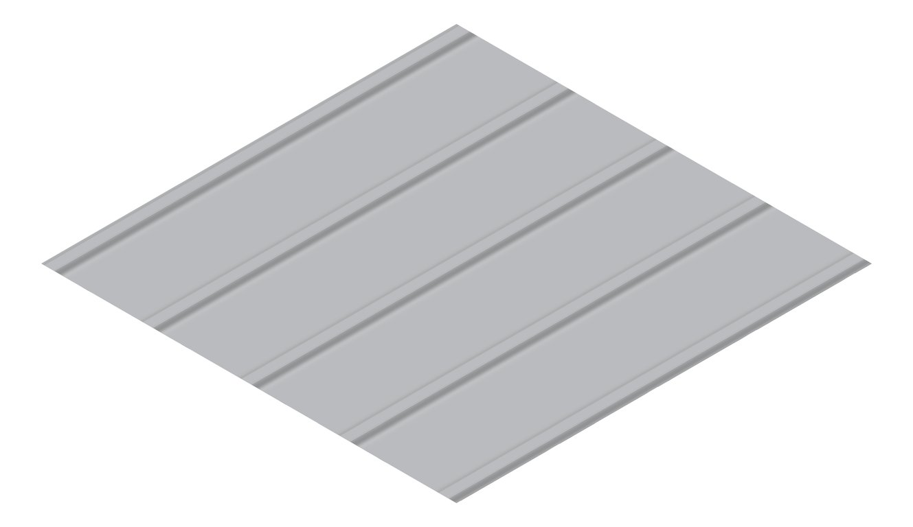 3D Presentation Image of Metal SheetCladding Fielders Finesse NeoRoman475 BluegumMatt
