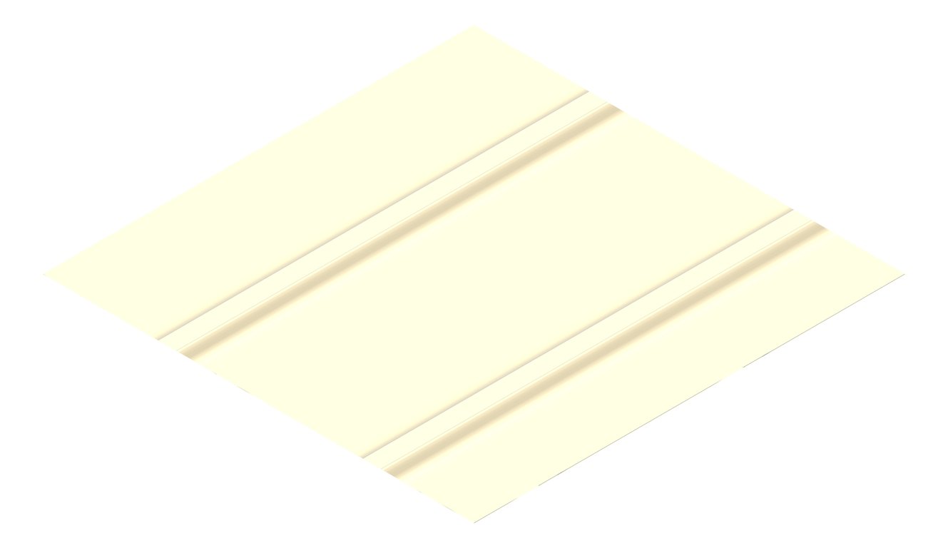 3D Presentation Image of Metal SheetCladding Fielders Finesse NeoRoman475 ClassicCream