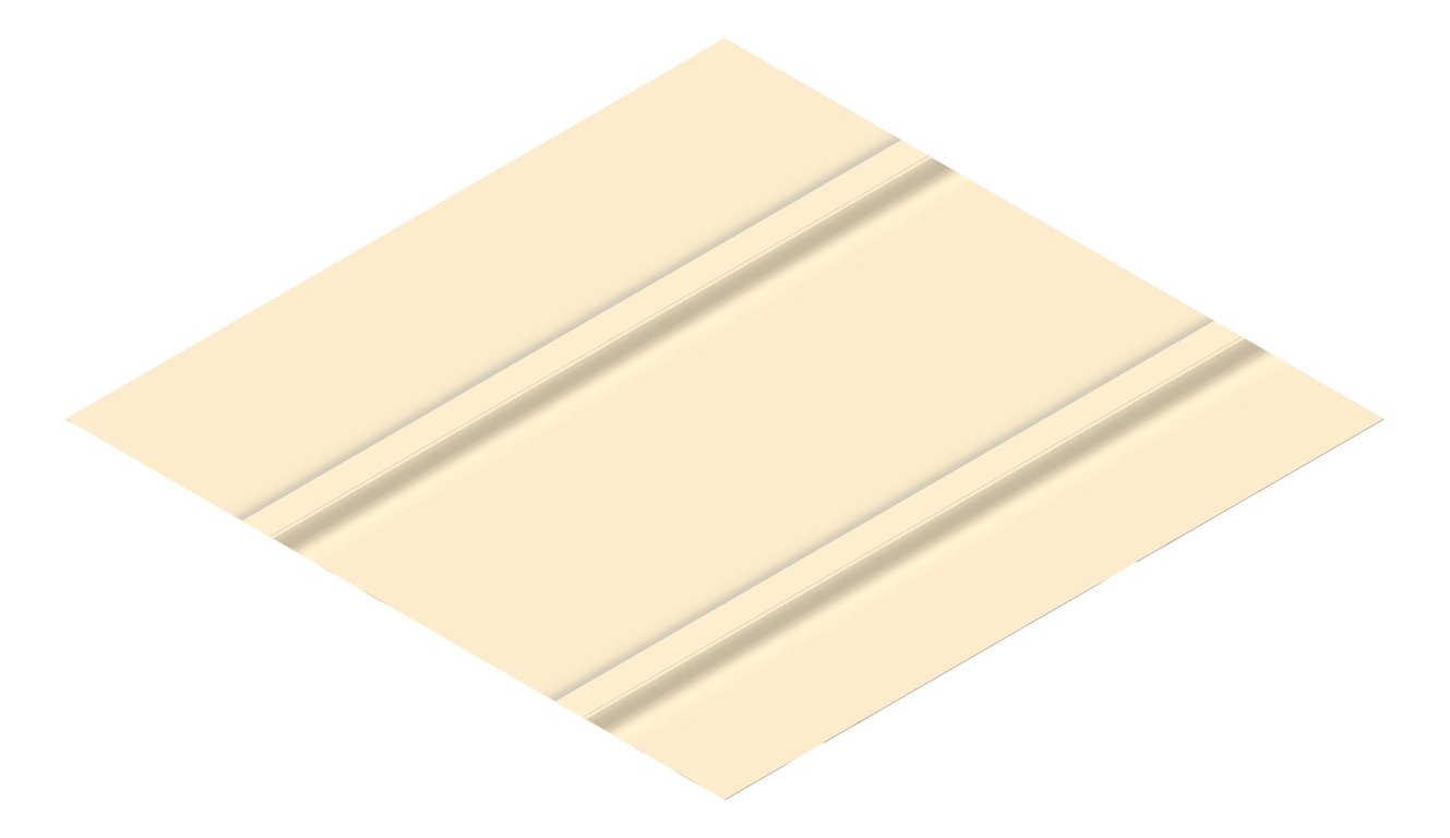 3D Presentation Image of Metal SheetCladding Fielders Finesse NeoRoman475 Paperbark