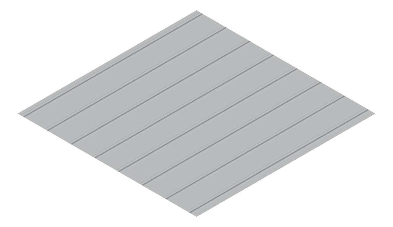 3D Presentation Image of Metal SheetCladding Fielders Finesse Prominence265 BluegumMatt