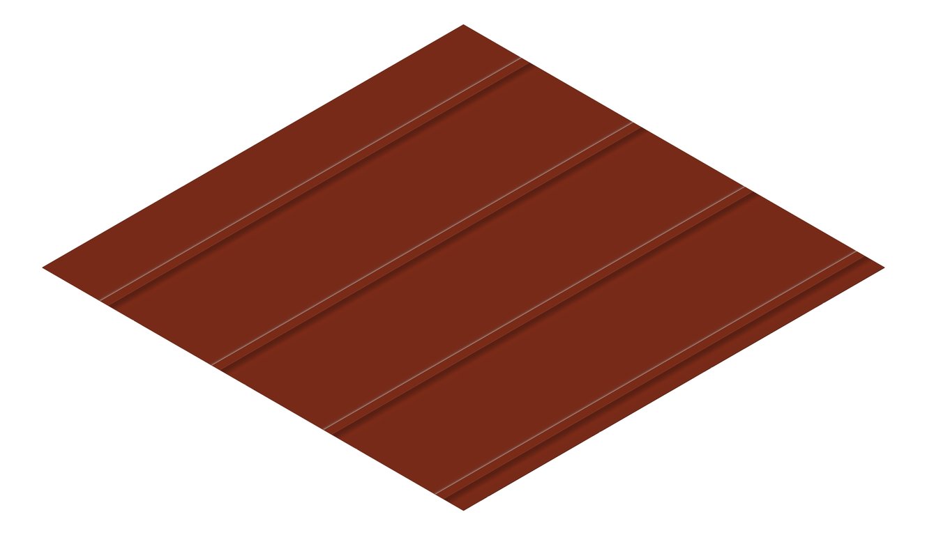 3D Presentation Image of Metal SheetCladding Fielders Finesse Prominence265 ManorRed