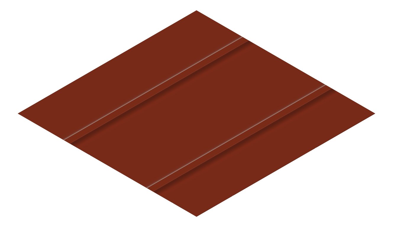3D Presentation Image of Metal SheetCladding Fielders Finesse Prominence465 ManorRed