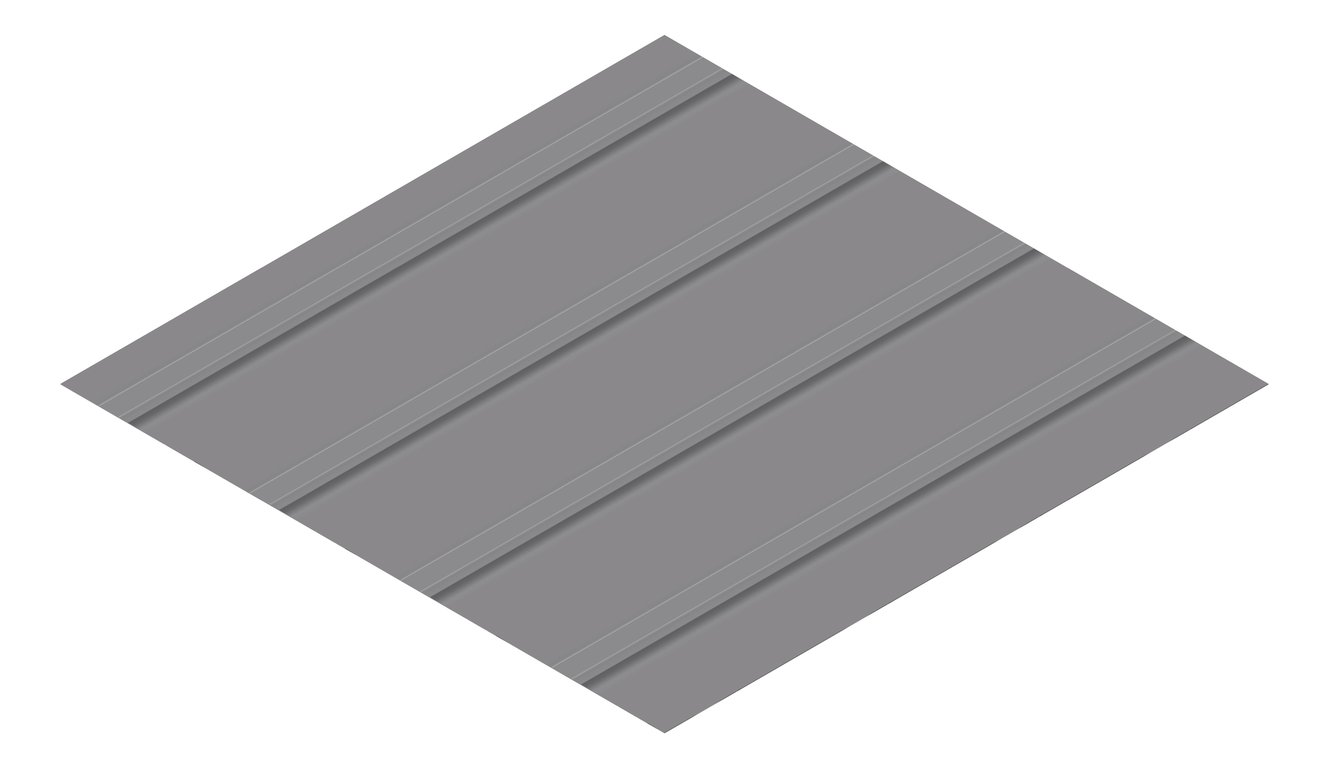 3D Presentation Image of Metal SheetCladding Fielders CDek Basalt