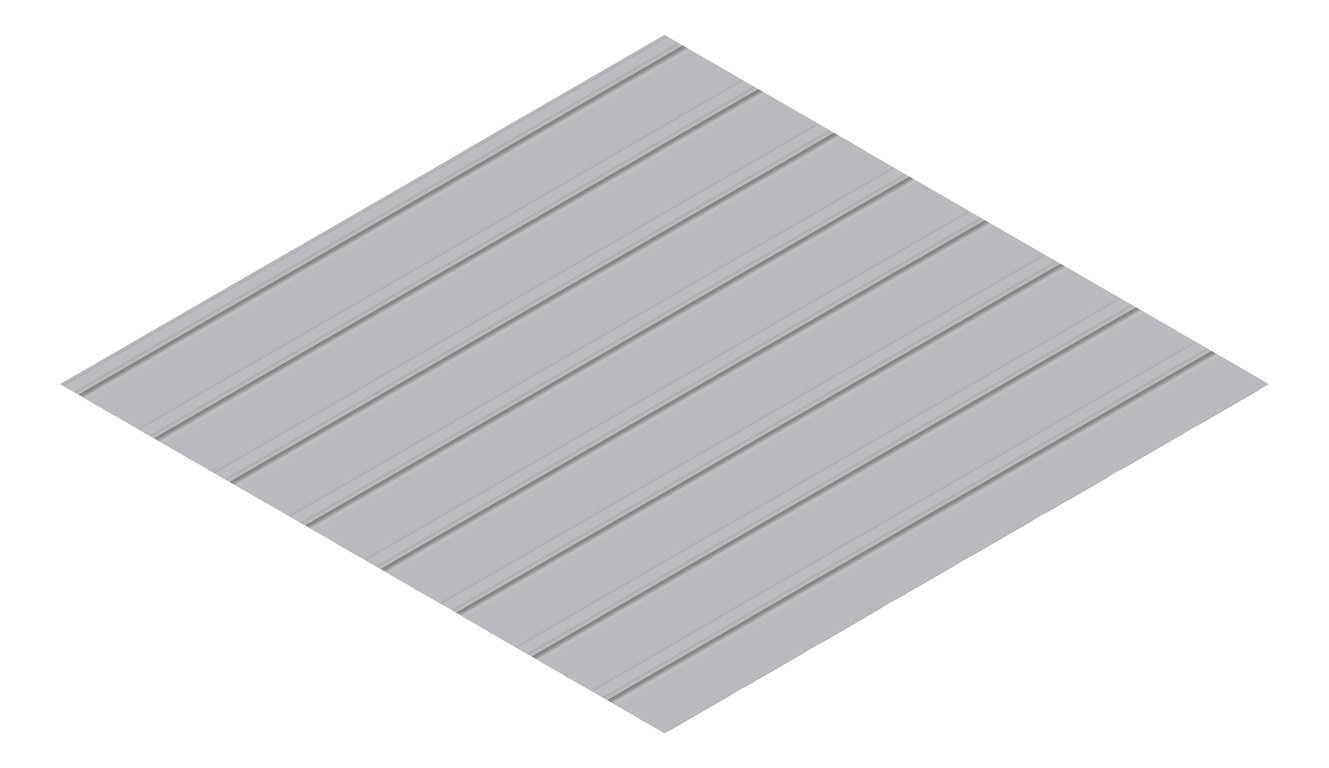 3D Presentation Image of Metal SheetCladding Fielders CDek BluegumMatt