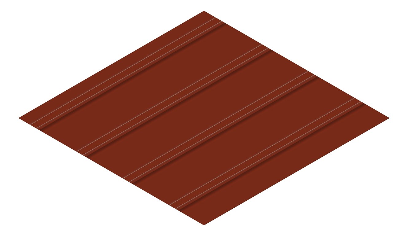 3D Presentation Image of Metal SheetCladding Fielders CDek ManorRed