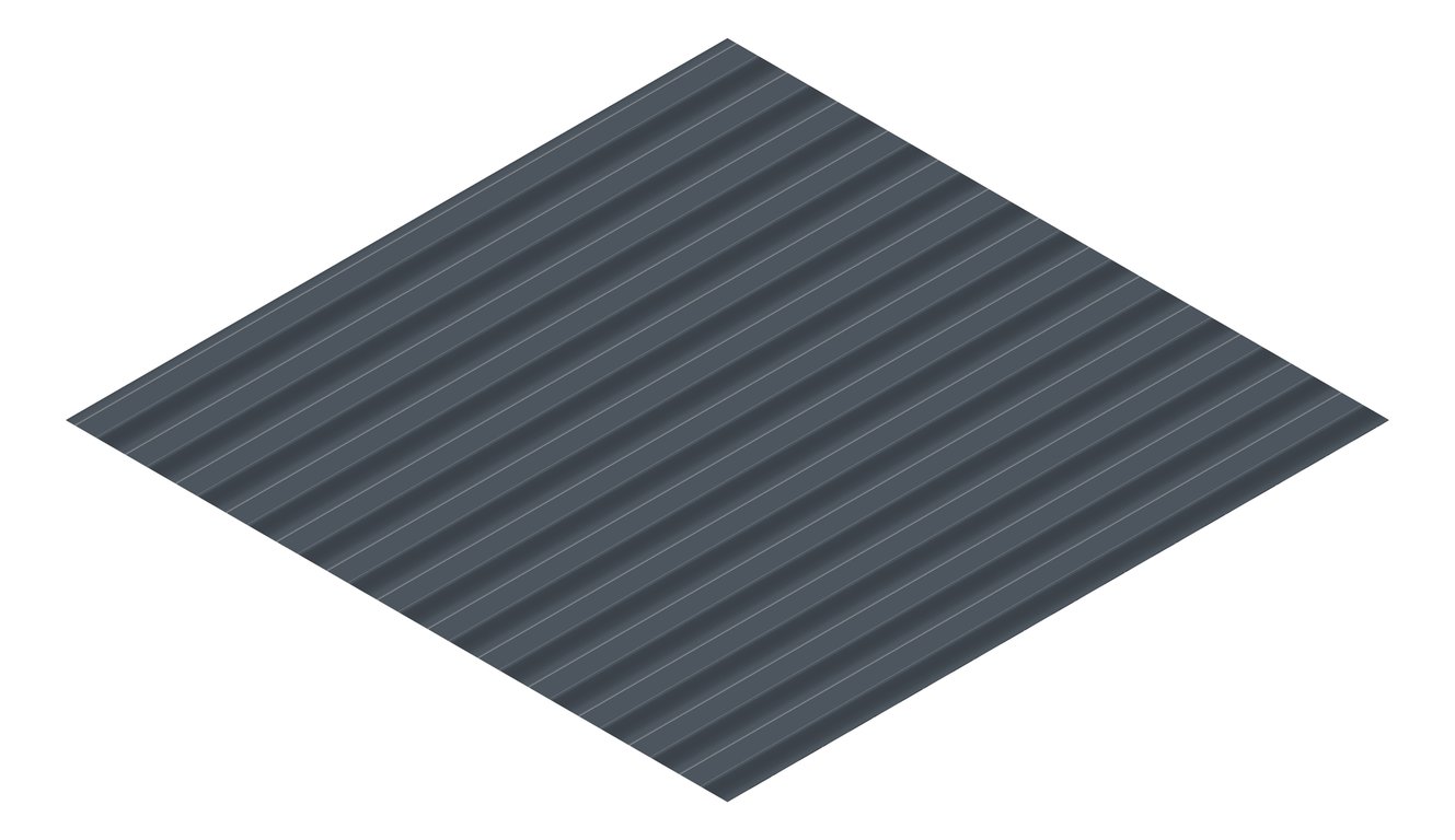 3D Presentation Image of Metal SheetCladding Fielders CorroMax21 Celestian