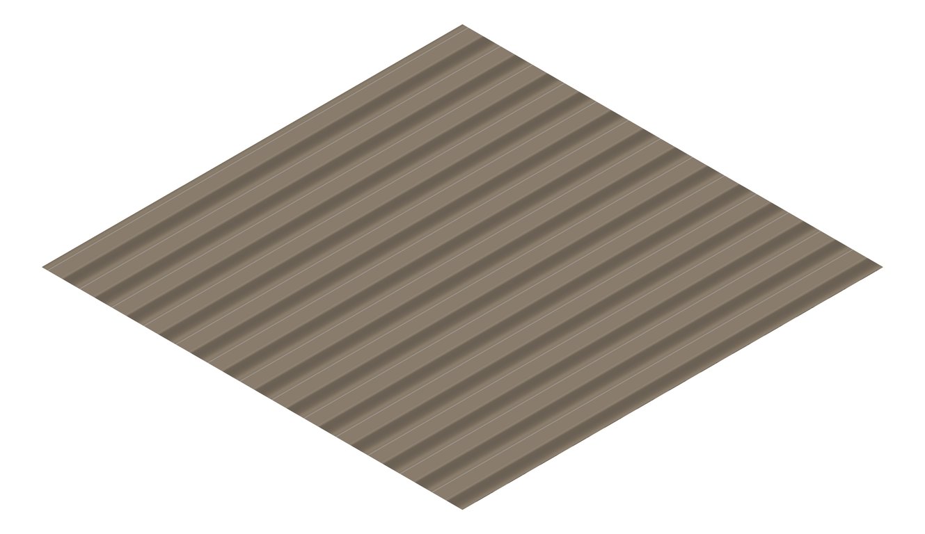3D Presentation Image of Metal SheetCladding Fielders CorroMax21 Jasper