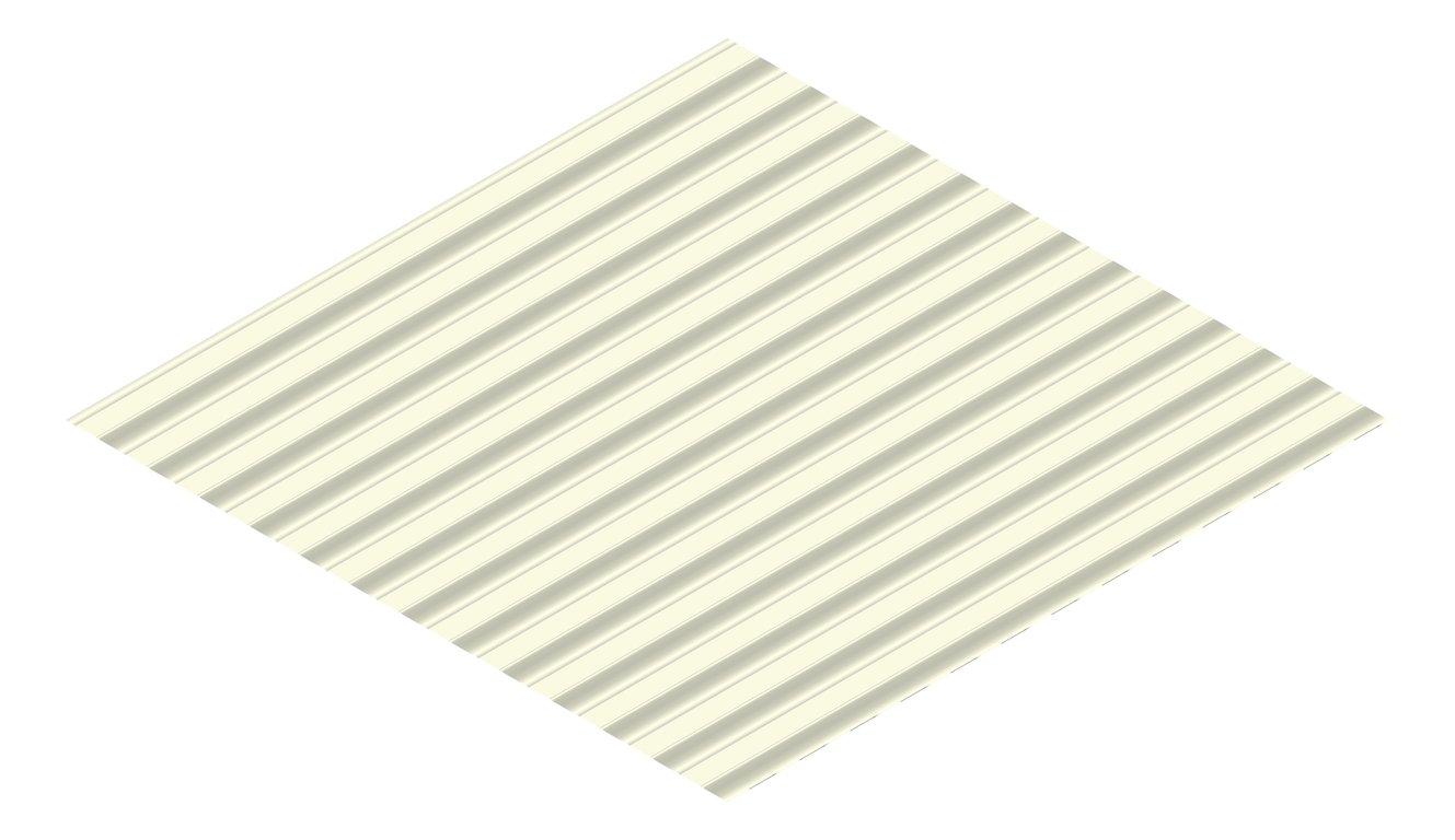 3D Presentation Image of Metal SheetCladding Fielders CorroMax21 Rhea