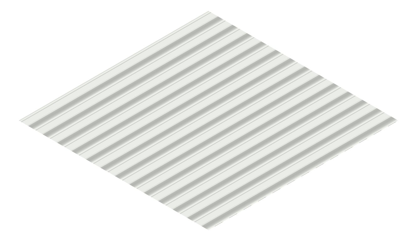3D Presentation Image of Metal SheetCladding Fielders CorroMax21 ShaleGreyMatt