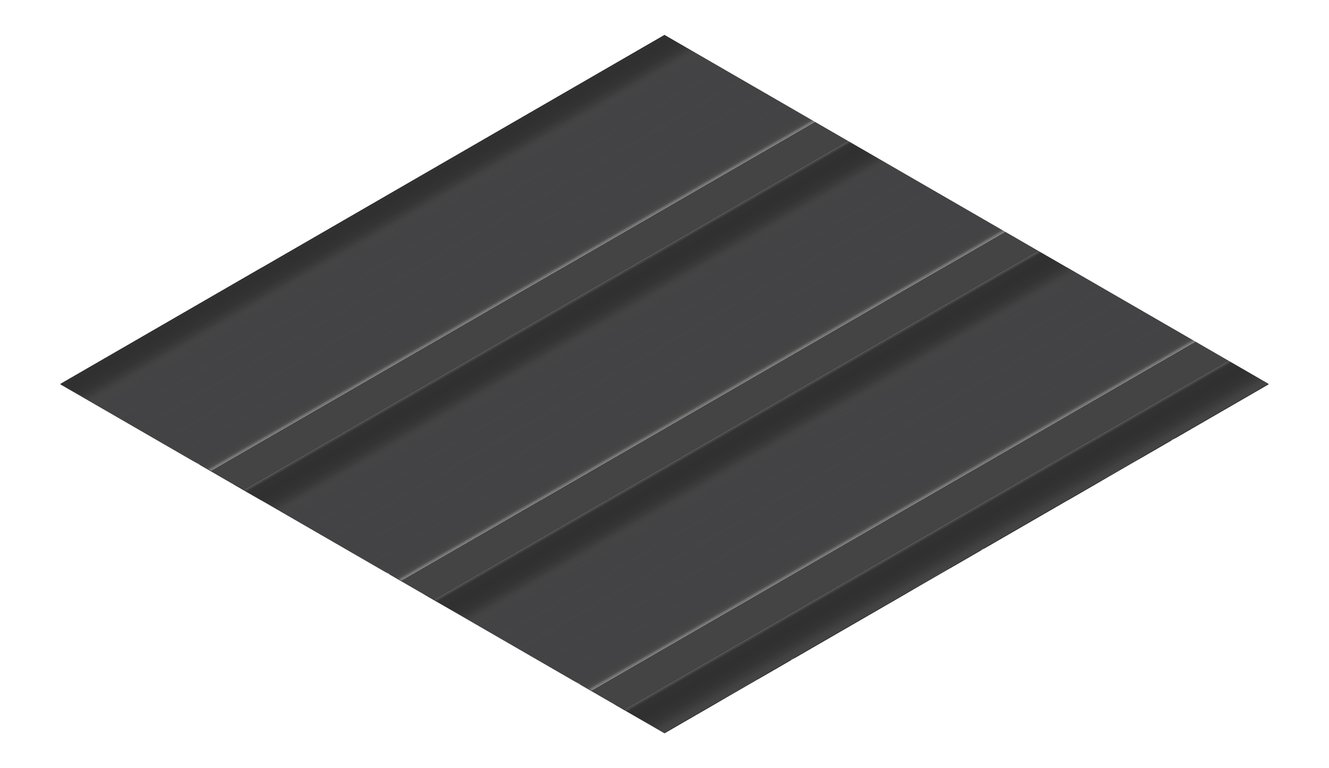 3D Presentation Image of Metal SheetCladding Fielders HiKlip630 Monument