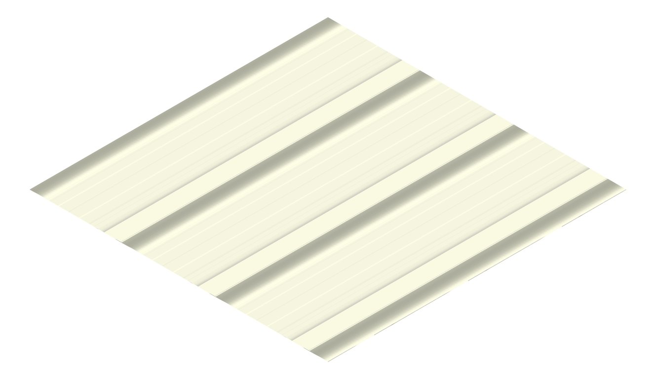 3D Presentation Image of Metal SheetCladding Fielders HiKlip630 Rhea