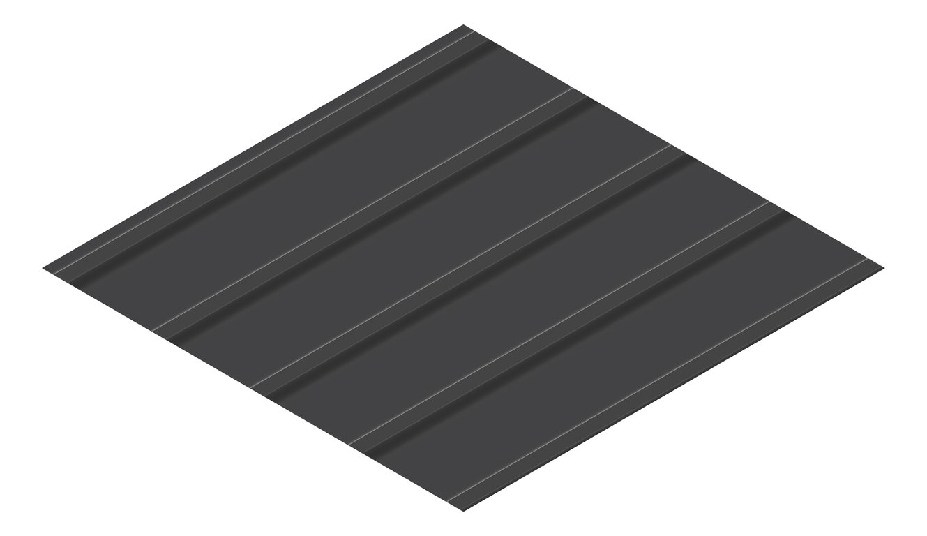 3D Presentation Image of Metal SheetCladding Fielders KingKlip700 NSW VIC Monument
