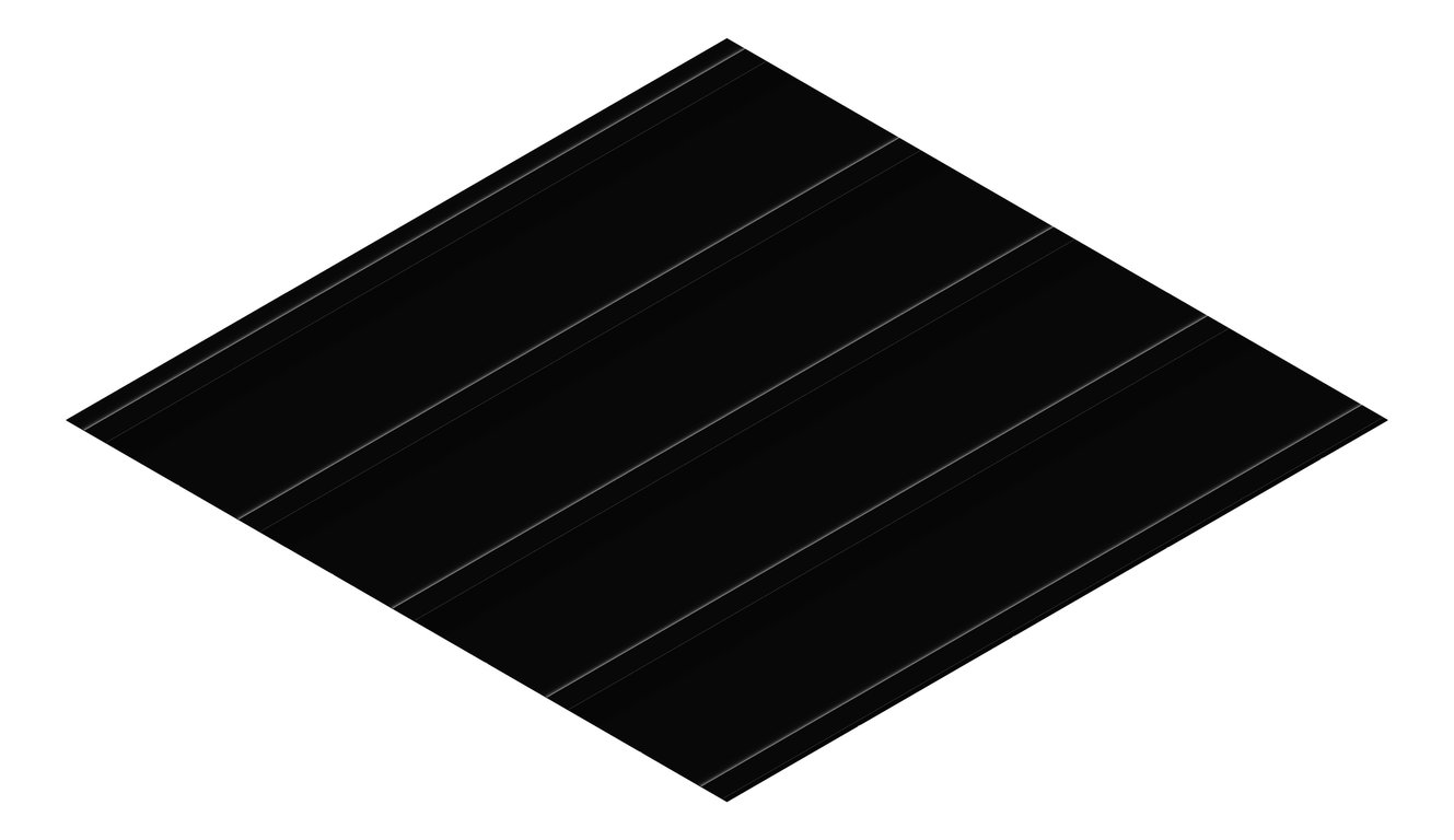 3D Presentation Image of Metal SheetCladding Fielders KingKlip700 NSW VIC NightSky
