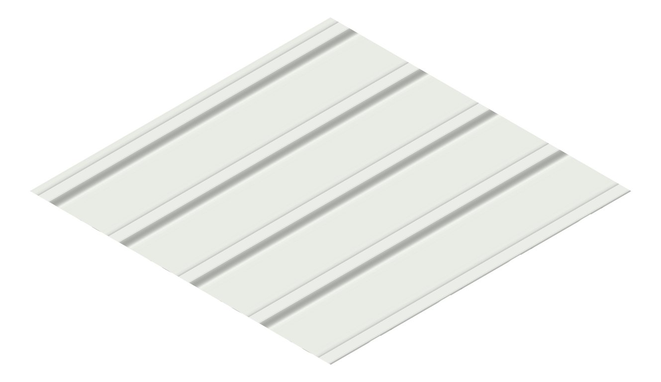 3D Presentation Image of Metal SheetCladding Fielders KingKlip700 NSW VIC ShaleGreyMatt