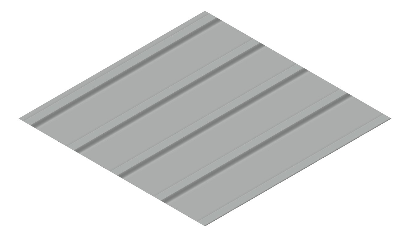 3D Presentation Image of Metal SheetCladding Fielders KingKlip700 NSW VIC Windspray