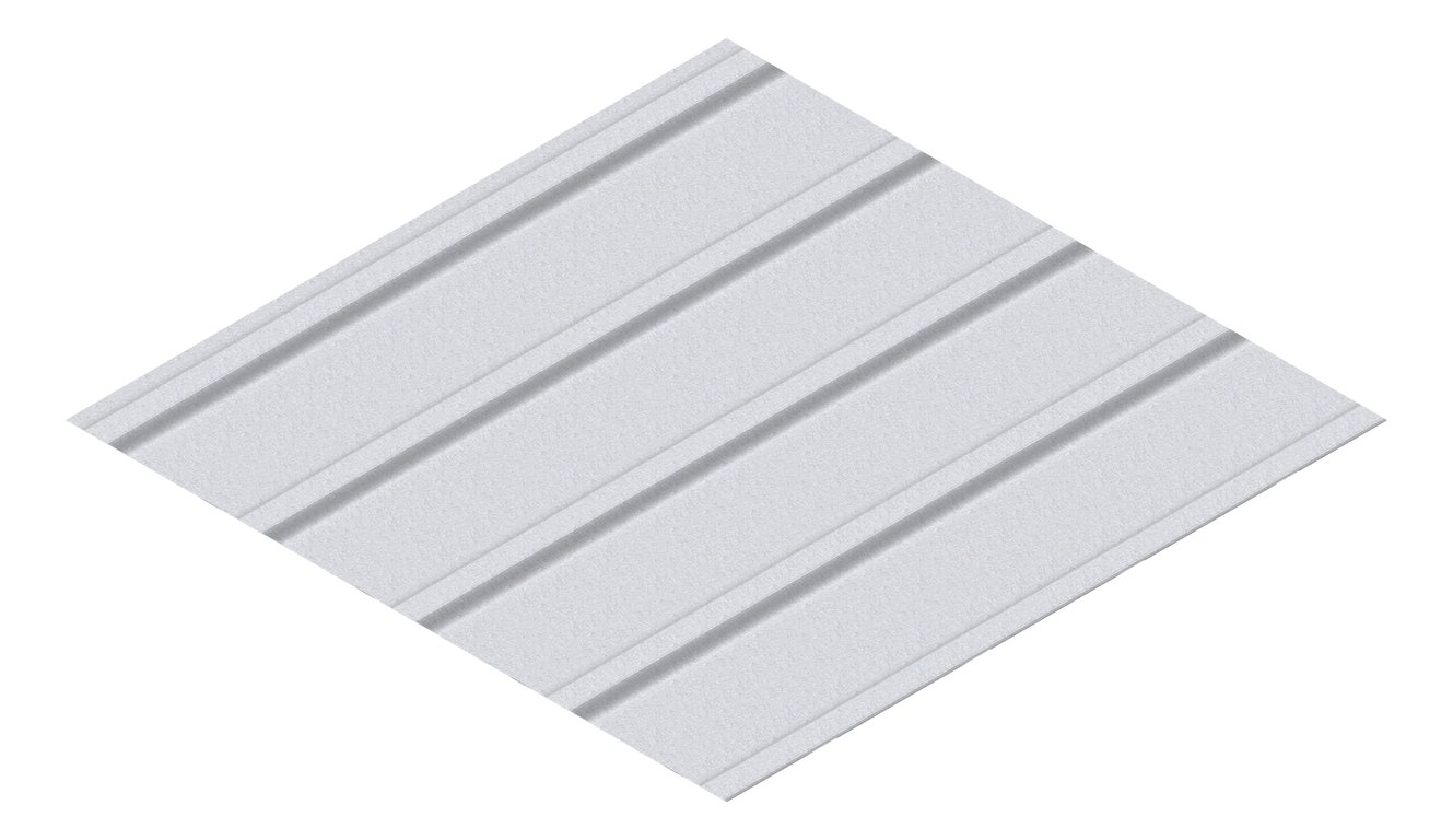 3D Presentation Image of Metal SheetCladding Fielders KingKlip700 NSW VIC ZincalumeSteel