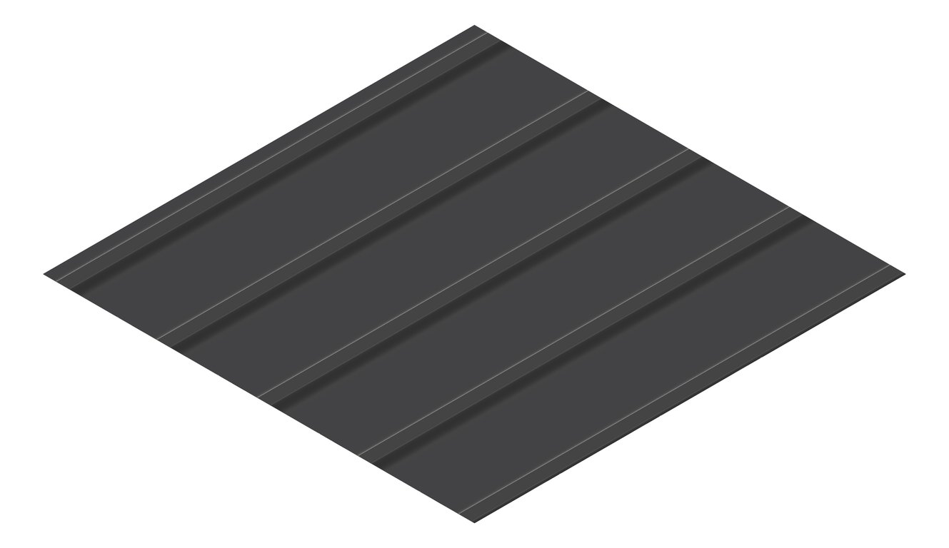 3D Presentation Image of Metal SheetCladding Fielders KingKlip700 SA Monument