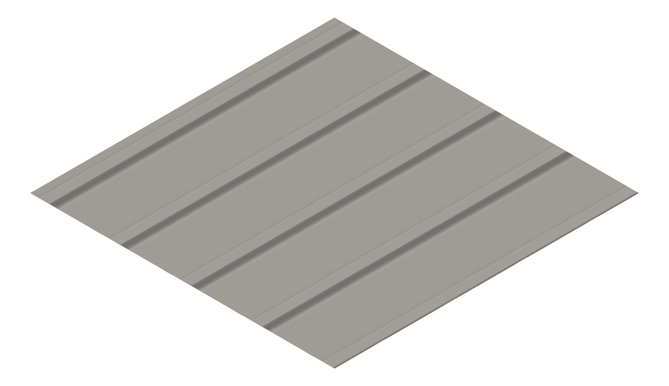 3D Presentation Image of Metal SheetCladding Fielders KingKlip700 SA Wallaby