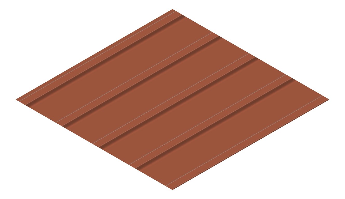 3D Presentation Image of Metal SheetCladding Fielders KingKlip700 WA Aries