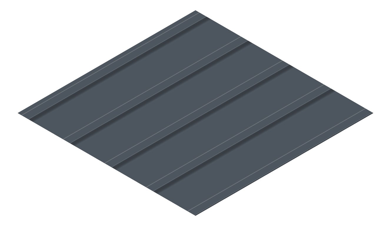 3D Presentation Image of Metal SheetCladding Fielders KingKlip700 WA Celestian