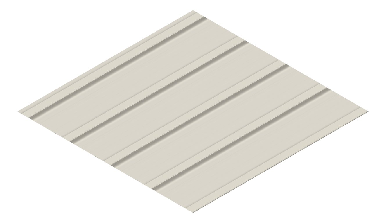 3D Presentation Image of Metal SheetCladding Fielders KingKlip700 WA DuneMatt