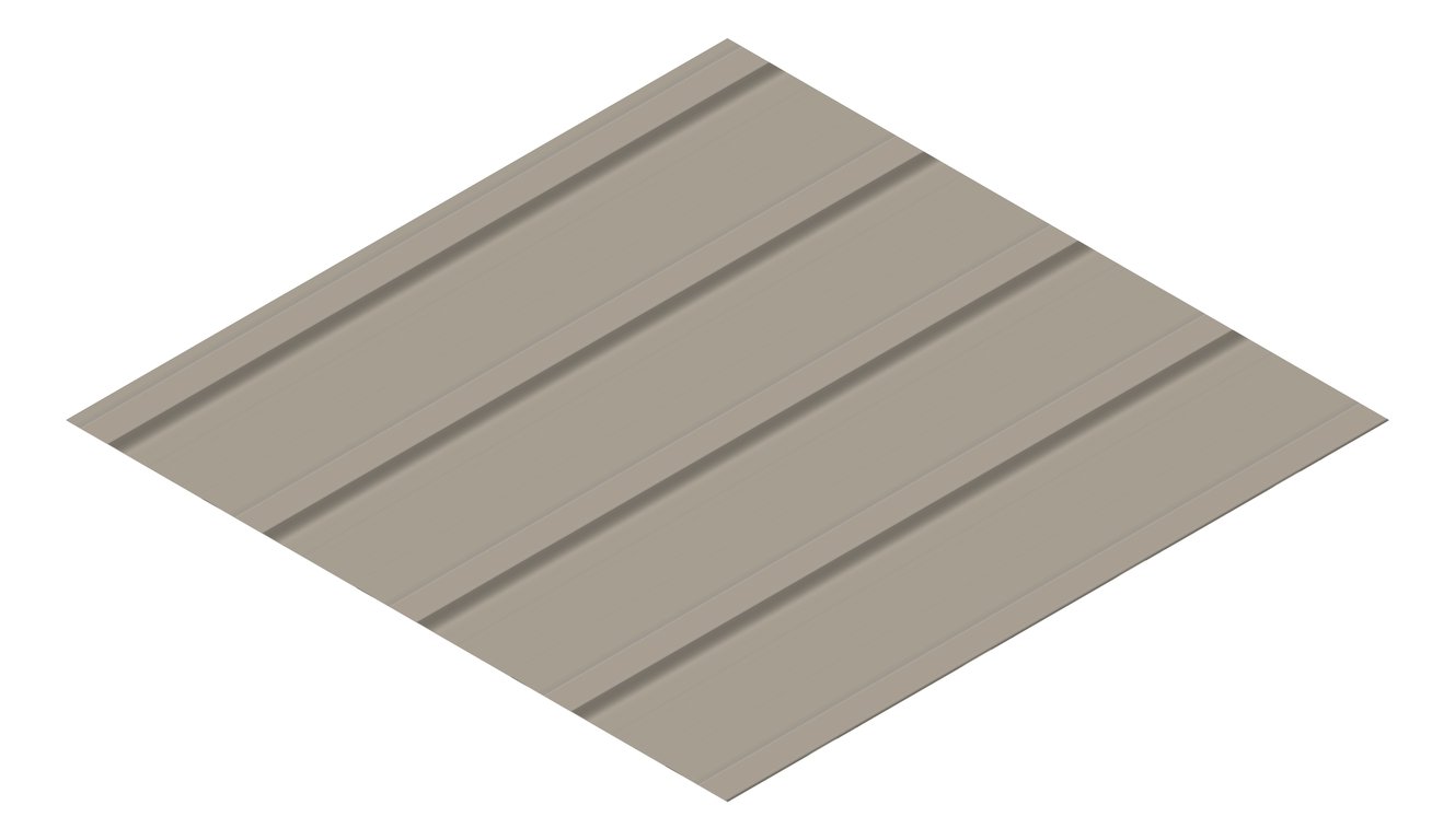3D Presentation Image of Metal SheetCladding Fielders KingKlip700 WA Gully
