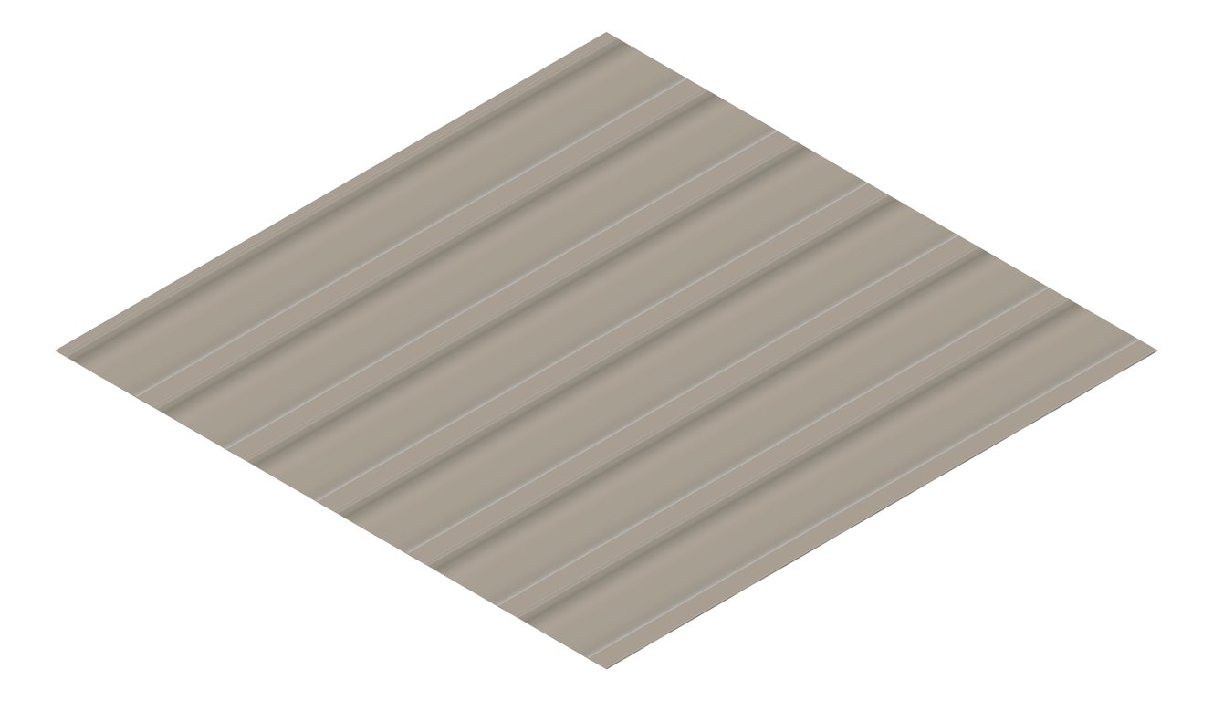 3D Presentation Image of Metal SheetCladding Fielders LoRib SA Gully