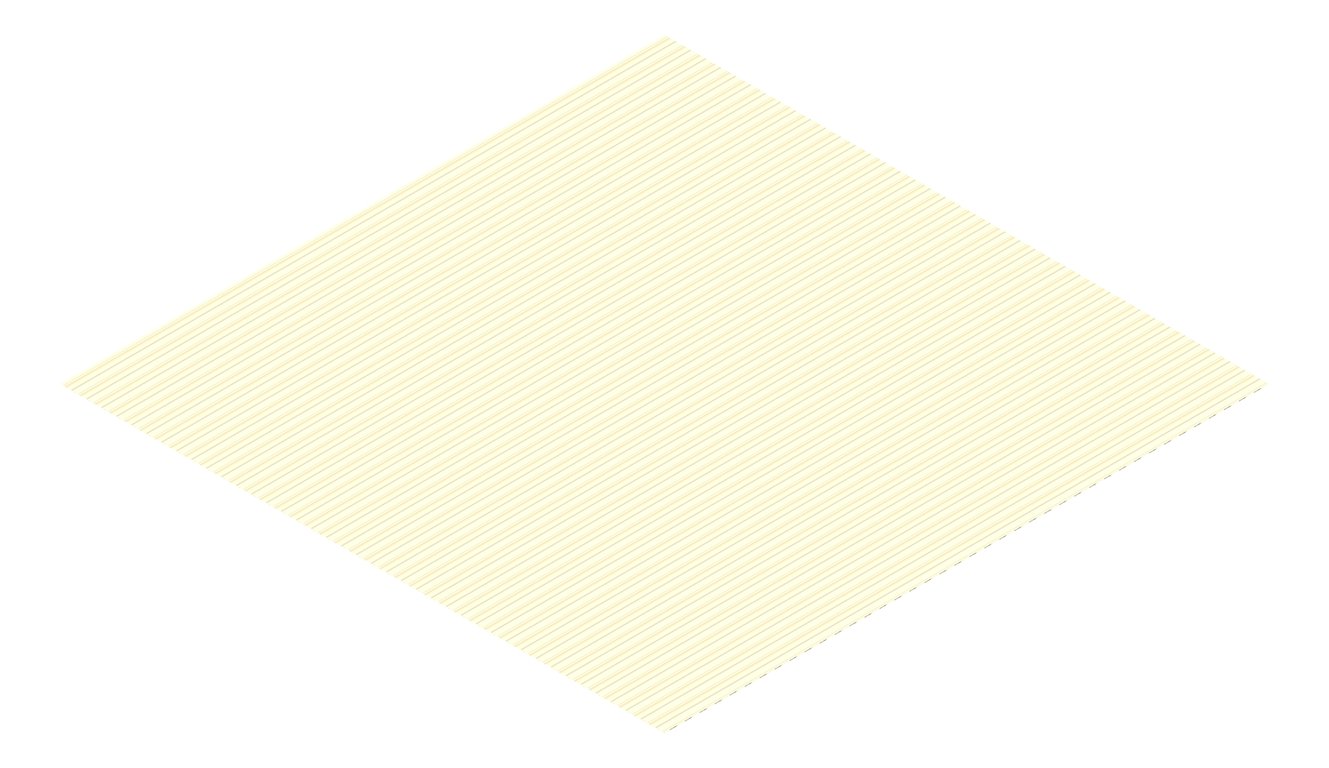 3D Presentation Image of Metal SheetCladding Fielders MiniFlute ClassicCream