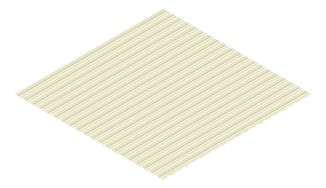 3D Presentation Image of Metal SheetCladding Fielders PanelForm EveningHaze
