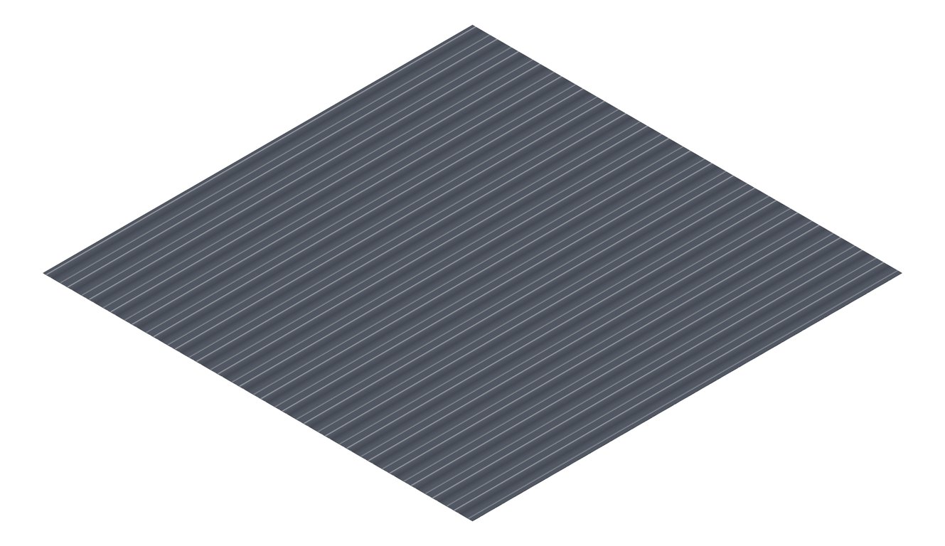 3D Presentation Image of Metal SheetCladding Fielders PanelForm Ironstone