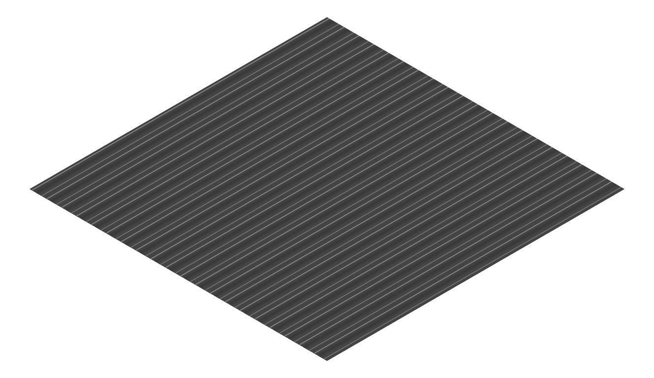 3D Presentation Image of Metal SheetCladding Fielders PanelForm Monument
