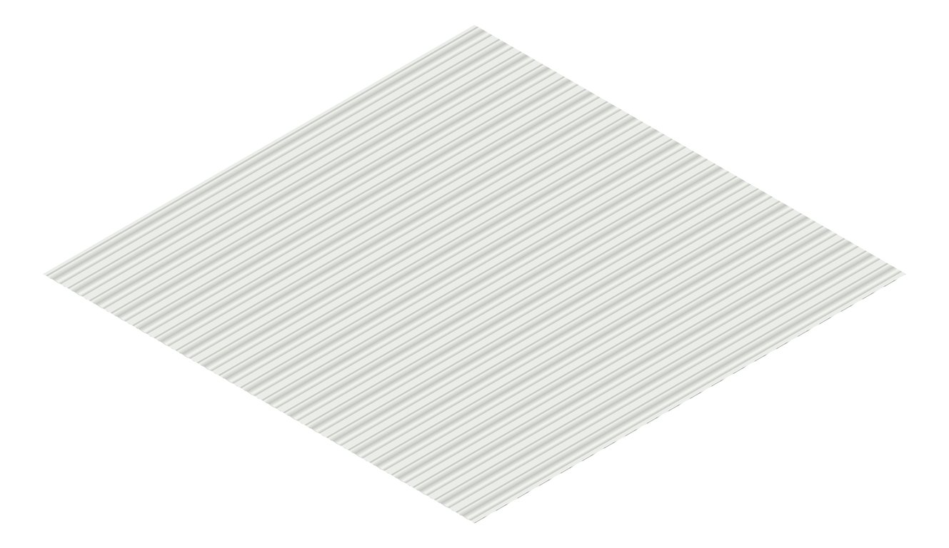 3D Presentation Image of Metal SheetCladding Fielders PanelForm ShaleGreyMatt