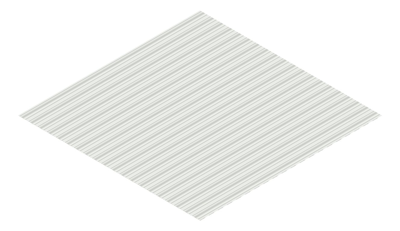 3D Presentation Image of Metal SheetCladding Fielders PanelForm ShaleGrey