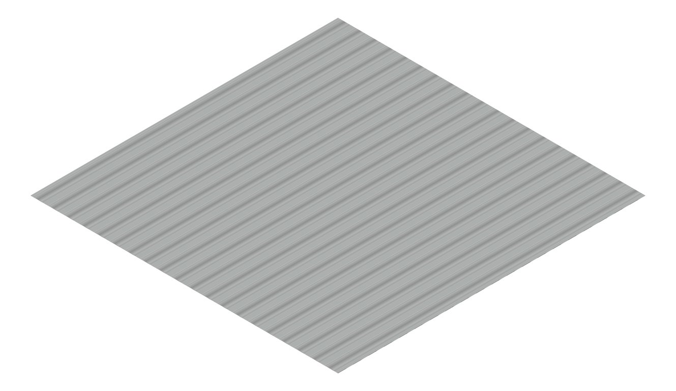 3D Presentation Image of Metal SheetCladding Fielders PanelForm Windspray