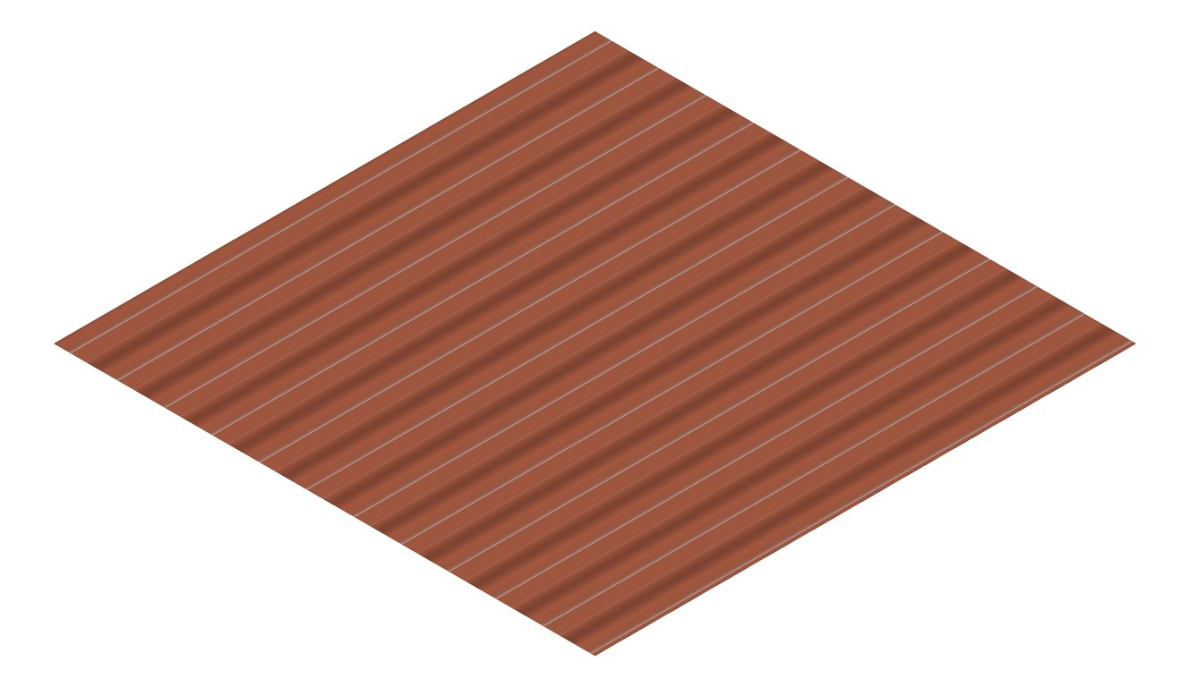 3D Presentation Image of Metal SheetCladding Fielders SpanForm Aries