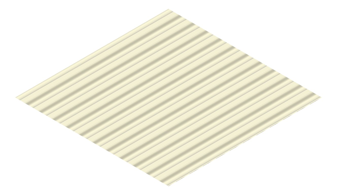 3D Presentation Image of Metal SheetCladding Fielders SpanForm EveningHaze