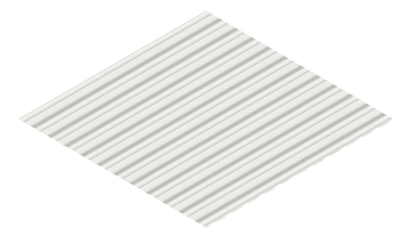 3D Presentation Image of Metal SheetCladding Fielders SpanForm ShaleGreyMatt