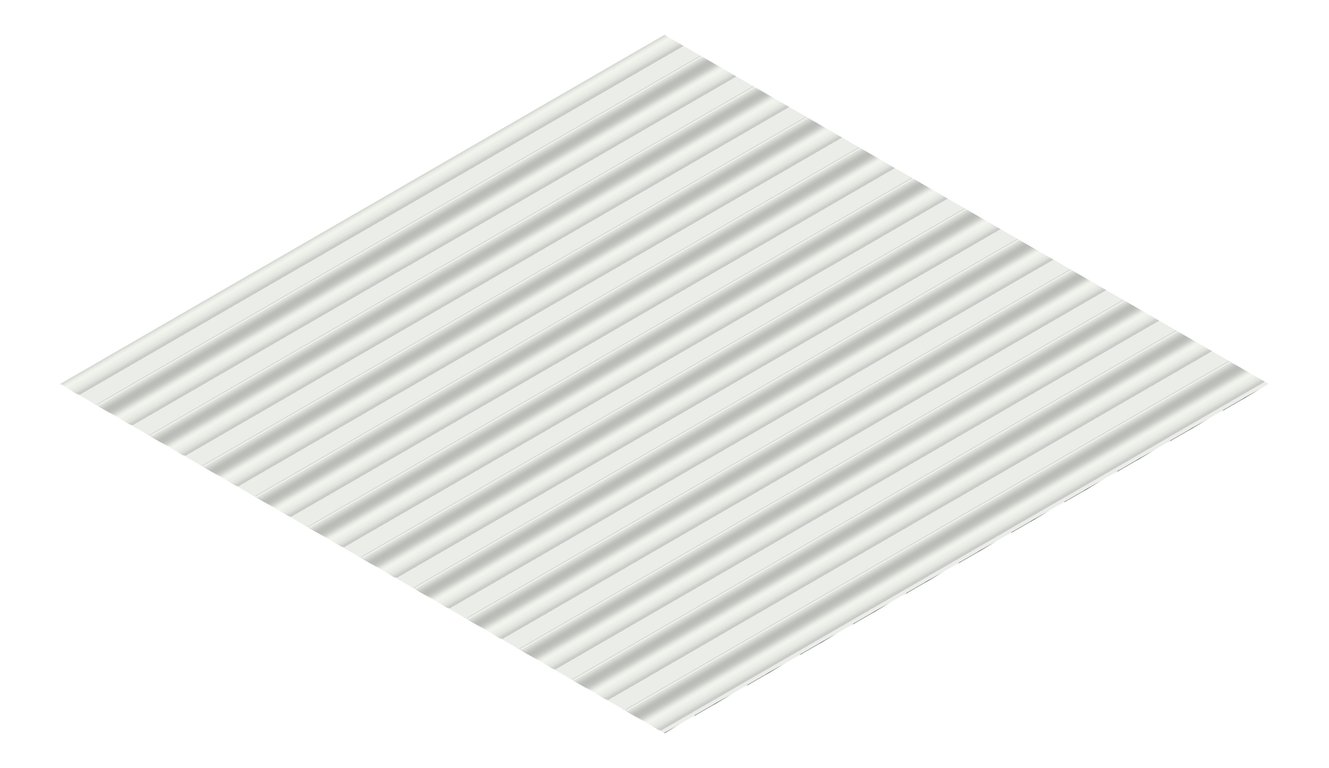 3D Presentation Image of Metal SheetCladding Fielders SpanForm ShaleGrey