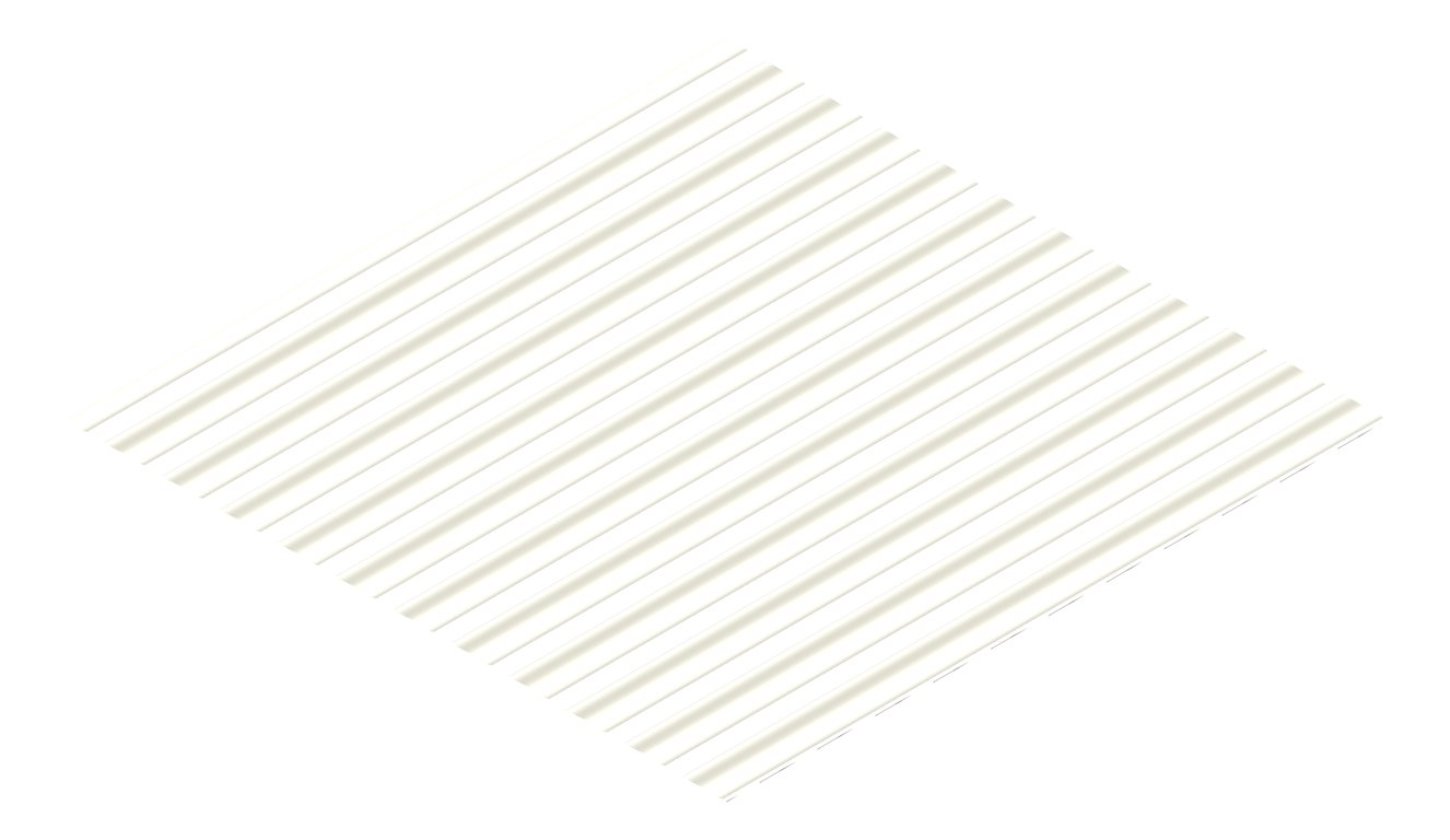 3D Presentation Image of Metal SheetCladding Fielders SpanForm Surfmist